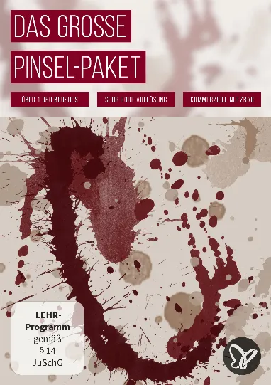Das große Pinsel-Paket – Brushes für Photoshop, Photoshop Elements, GIMP & Affinity Photo