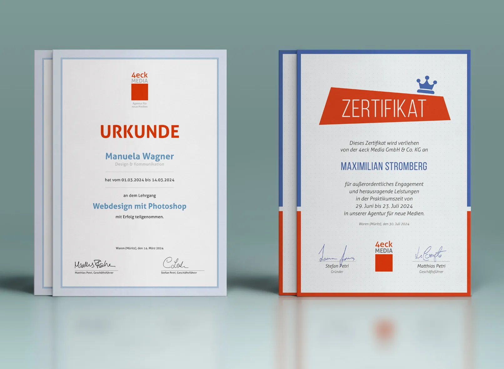 Vzory listin a certifikátů ke stažení, úpravě a vytisknutí.