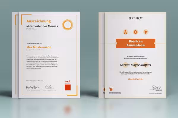 Plantillas de documentos y certificados para descargar, diseñar e imprimir - Empleado del mes