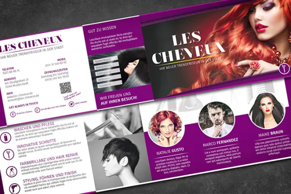 Тут зображено: готовий до друку PDF для листівки фрізера в InDesign як готовий до друку файл