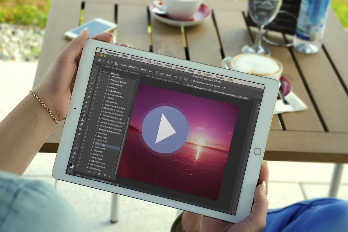 Photoshop-Anleitung: Wie du die Aktionen einsetzt