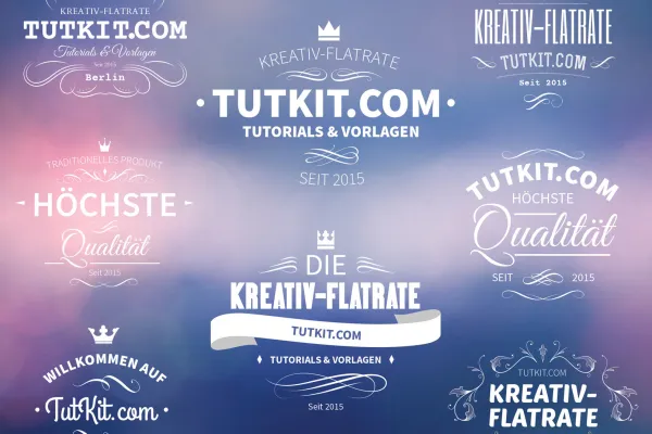 Efekty typograficzne i szablony kaligraficznych czcionek