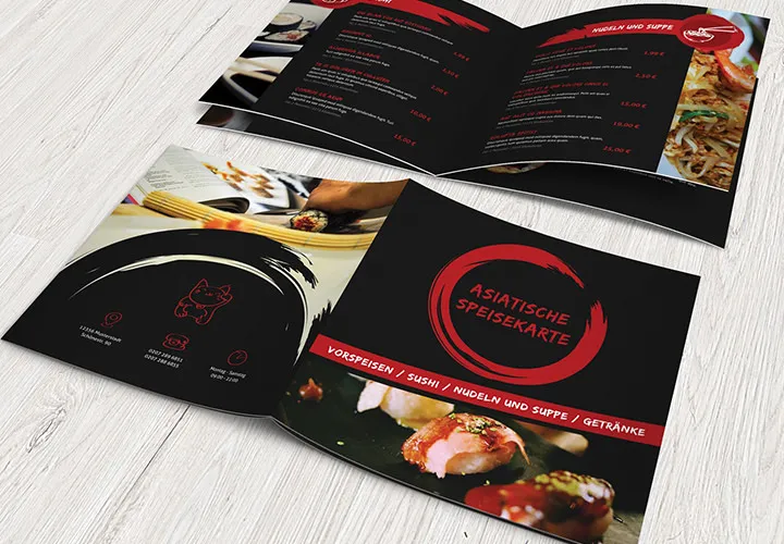 Menu-sjablonen voor ontwerpers en horecaondernemers (InDesign, PowerPoint)