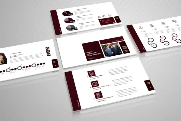 Professionaalne Powerpoint-mall edukate esitluste jaoks