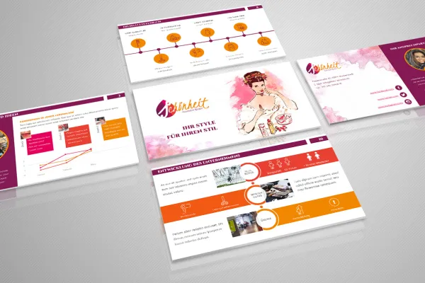 Professionaalne PowerPoint-mall edukate esitluste jaoks