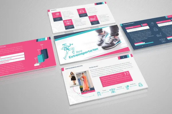 Professionaalne PowerPointi mall edukate esitluste jaoks.
