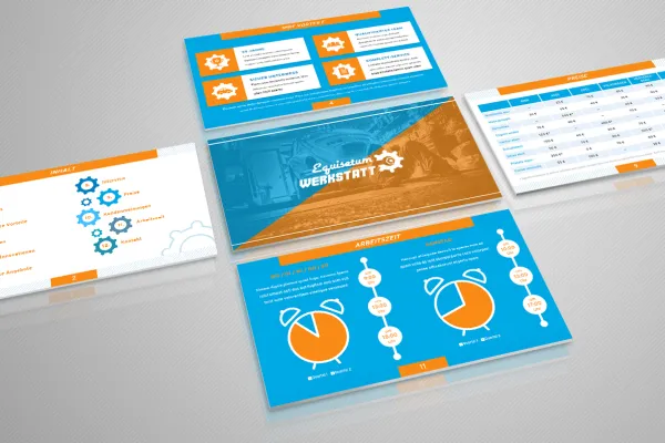 Professionaalne Powerpoint-mall edukate esitluste jaoks