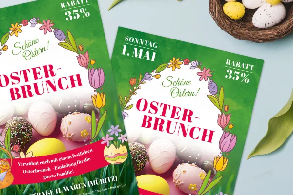 Poster, Flyer und Plakate für Ostern