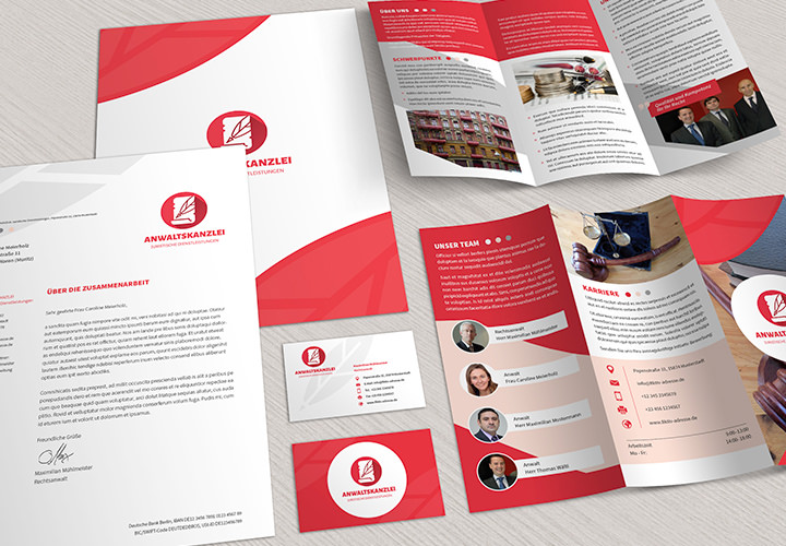 Das große Corporate-Design-Paket: Briefpapier, Visitenkarten, Flyer