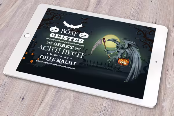 Halloween-motiv och bilder - Exempel med pumpor