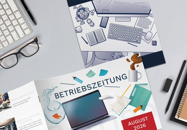 Layout-maler: Medarbeideravis, Bedriftsavis, Firmabilag