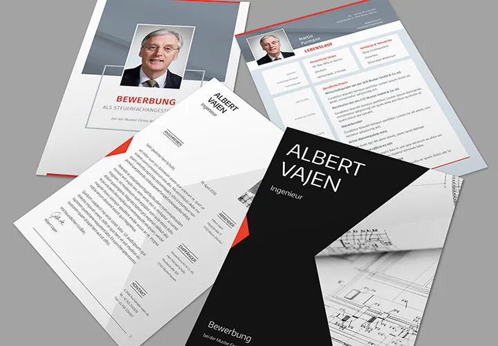 Professional application templates with cover sheet, cover letter and CV - Vol. 2