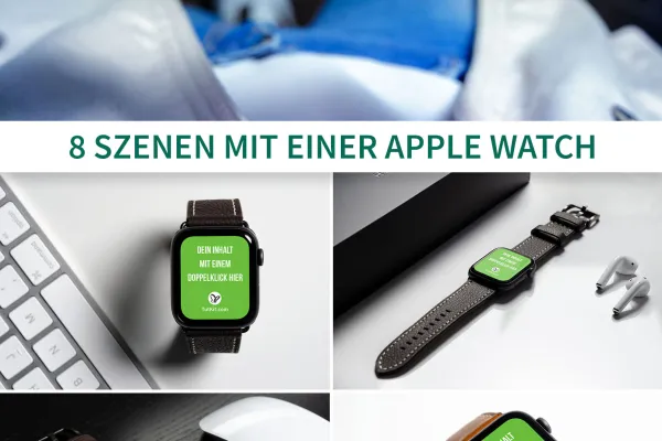 Photoshop-Mockup för digitala design: Apple Watch