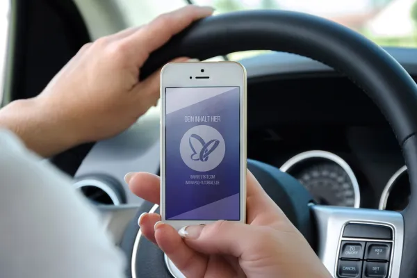 Photoshop-Mockup für Digital-Designs: Smartphone