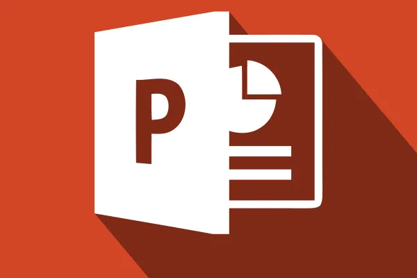 Iconul Microsoft PowerPoint pentru ilustrarea tutorialelor PowerPoint: Învață temelii pentru prezentări reușite.