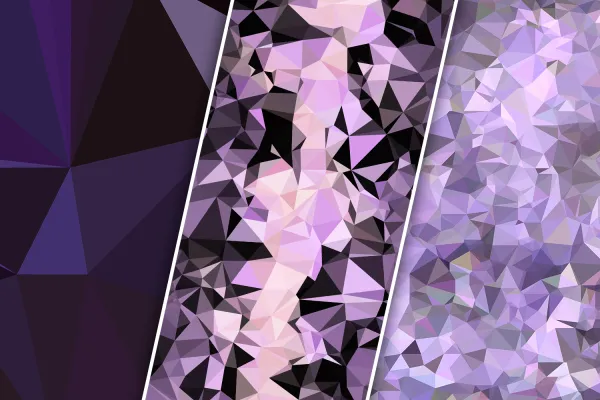 Low poly wallpapers in purple