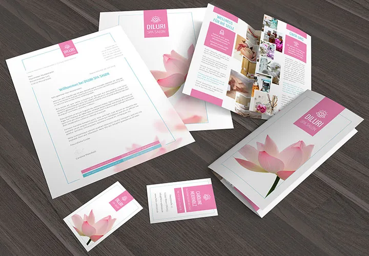 Skabeloner til markedsføring for frisører & wellness: visitkort, flyers & designs