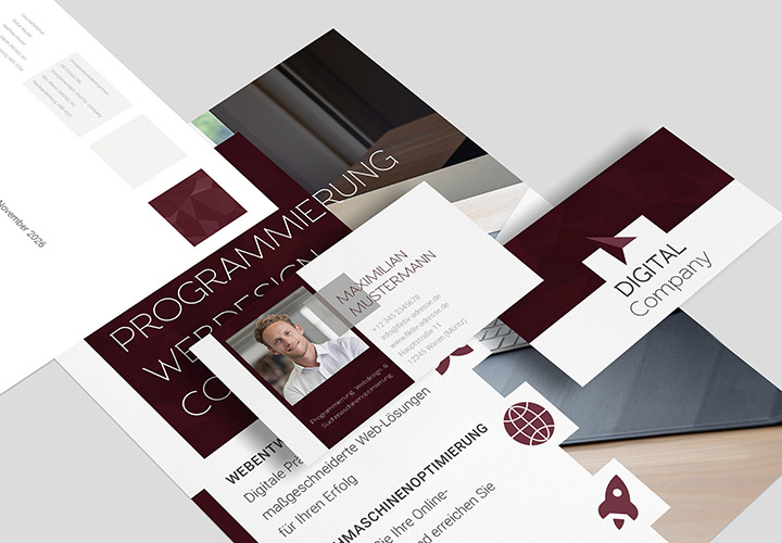 Corporate Design "Digital": Templates for programmers and web designers