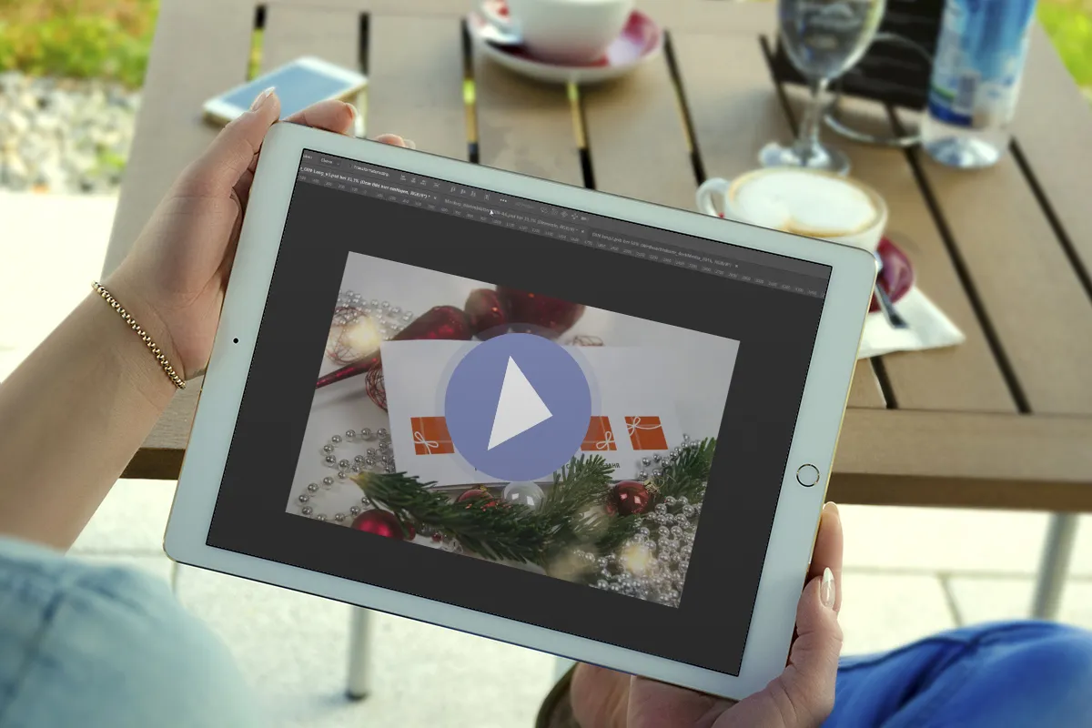 Photoshop-Anleitung: So verwendest du die Mockups für festliche Anlässe