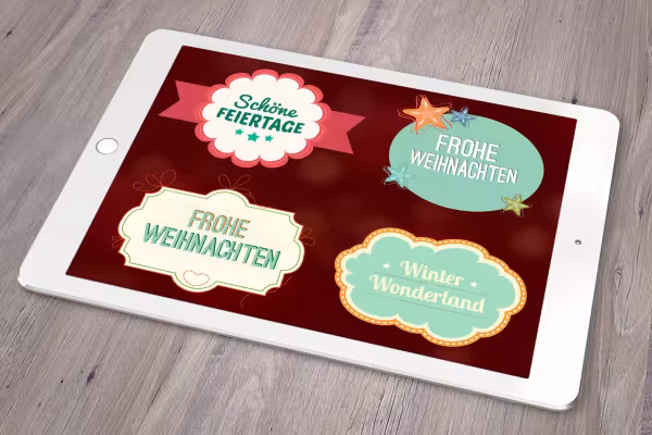 Vintermotiv för jul och nyårsafton