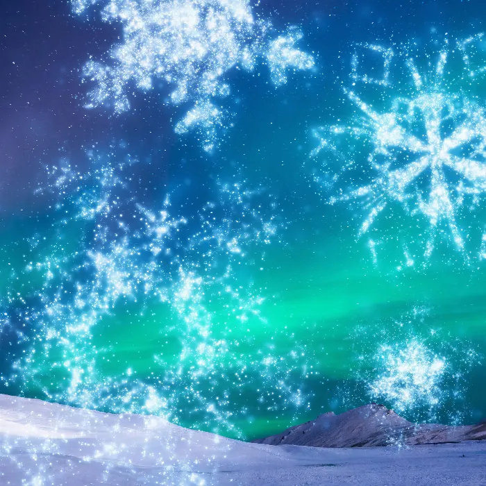 Snow crystals: Snowflake pictures and templates