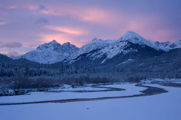 Fotografía de montaña: paisaje invernal