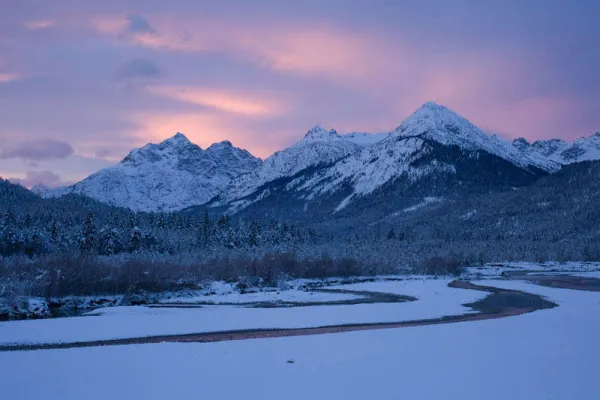Bergfotografie: winterliche Landschaft