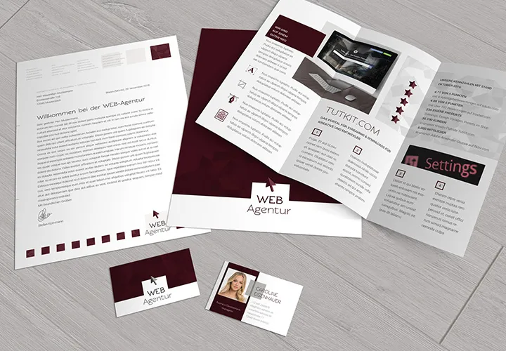 Corporate design templates - the business stationery for web and IT