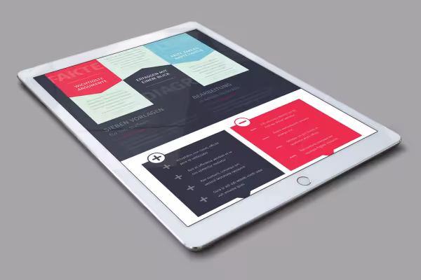 Vektorbaserade designmallar för visualisering av data