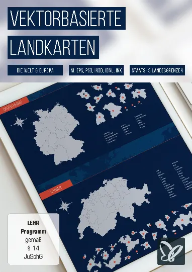 Landkarten: Welt, Europa, Deutschland, Österreich, Schweiz