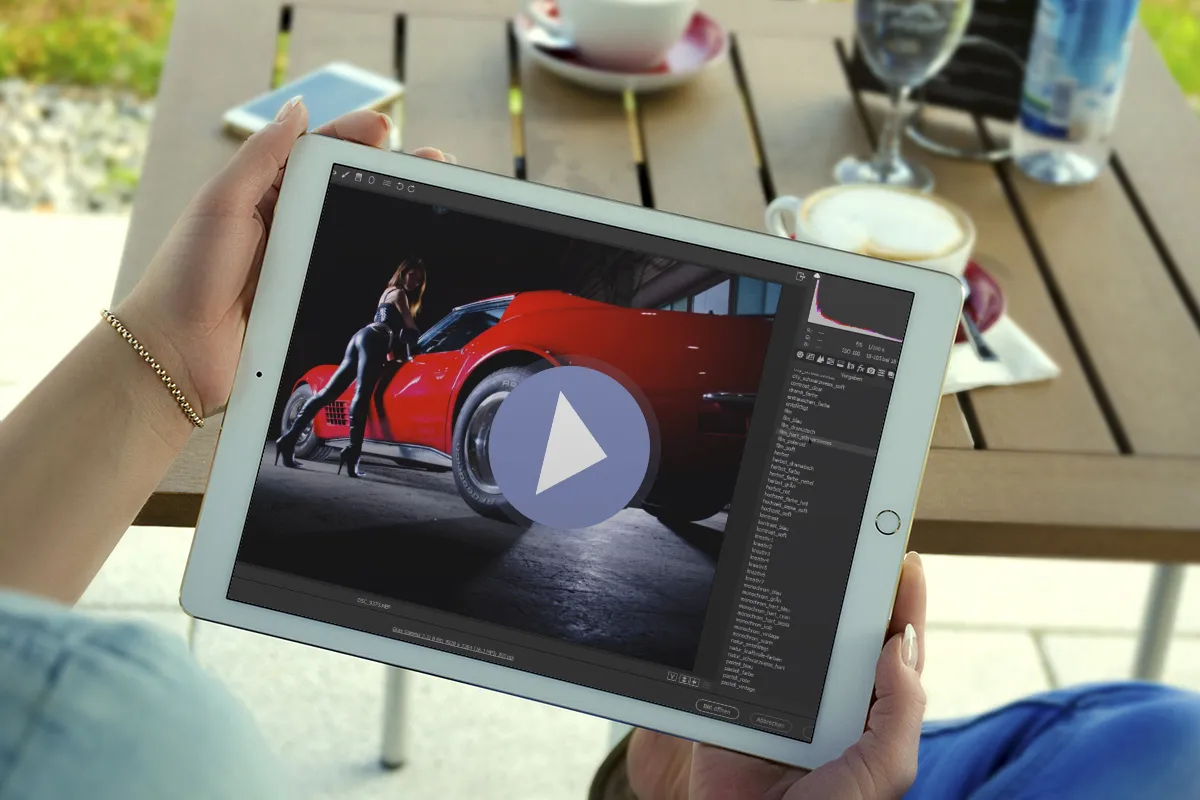 Istruzioni: Come caricare e applicare i preset di Camera Raw alle foto.