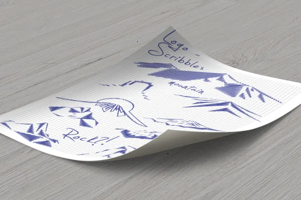 Realistyczne szablony papieru: kartka w kratkę
