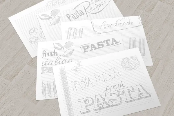 Realistyczne szablony papieru: papier w kratkę.