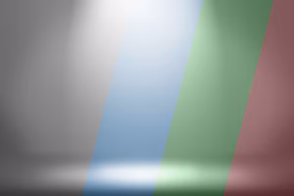 Färgade spotlight-bilder.