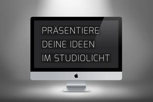 Spotlight-Bild mit Monitor