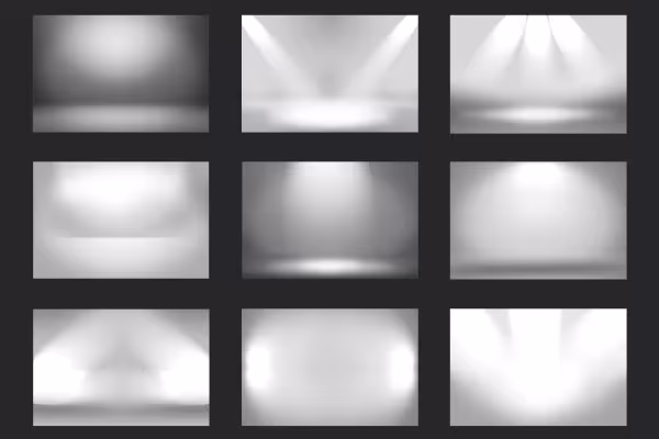 Spotlight-bilder för produktpresentation i rätt ljus.