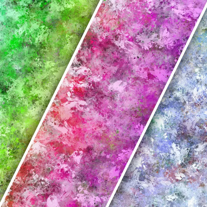 100 colorful backgrounds: Oil brushstrokes
