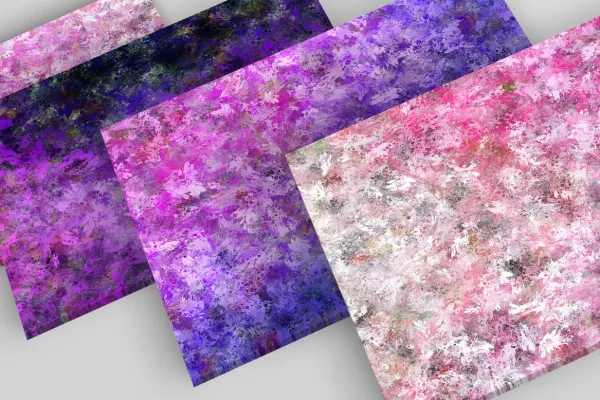 Colorful backgrounds made of oil paints in purple