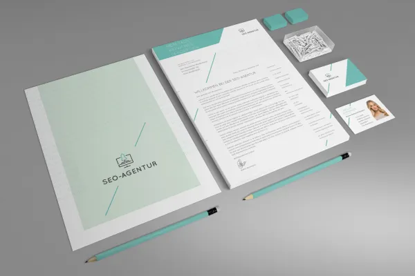 Mockup für verschiedene Printmedien