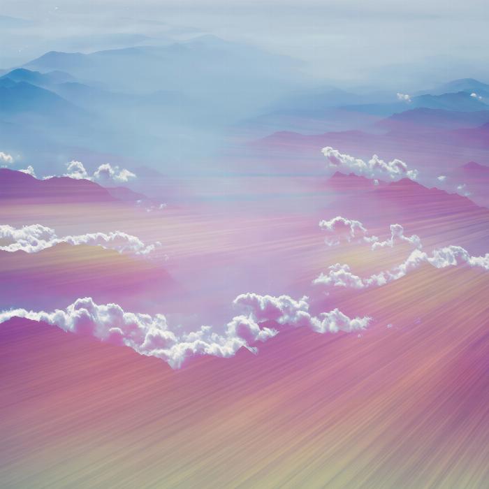 Pastel light beams and patterns for background and image effect