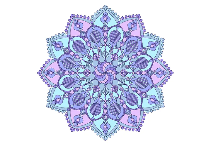 Modelos e imagens de mandalas para imprimir - formas fascinantes.