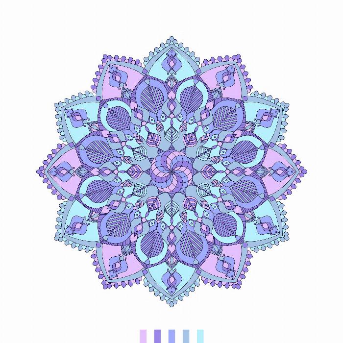 Plantillas e imágenes de mandalas para imprimir: formas fascinantes