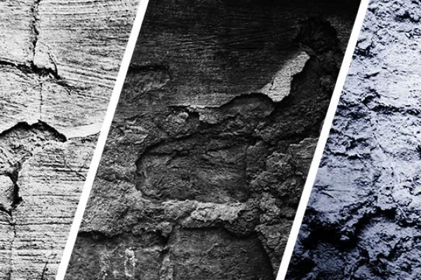 High-resolution wall and masonry textures in gray