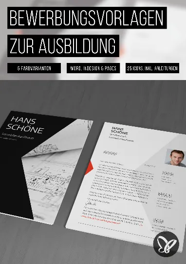 Bewerbungsvorlagen Ausbildung mit Lebenslauf für Schüler/-innen