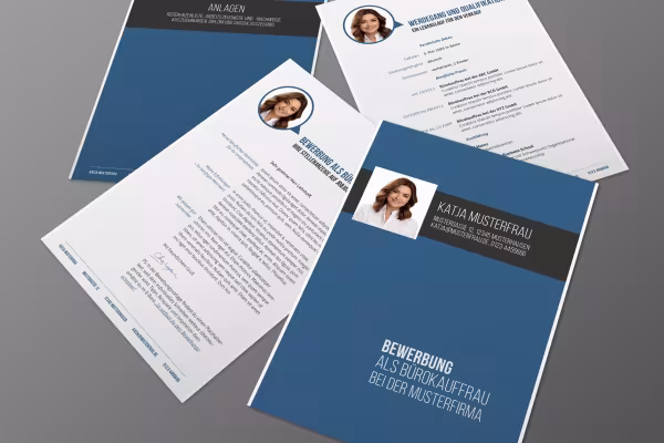 Designmaler for å søke som kontormedarbeider, forsiden, CV, vedlegg, søknadsskriv