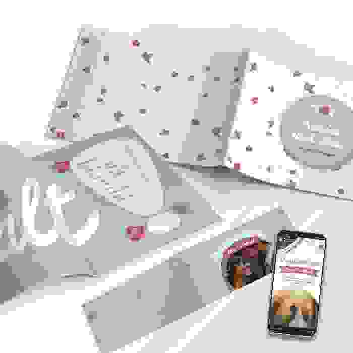 Paquete de diseño para la boda perfecta: ilustrativo y romántico