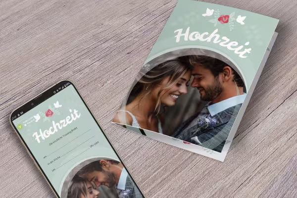 Plantilla para invitación de boda