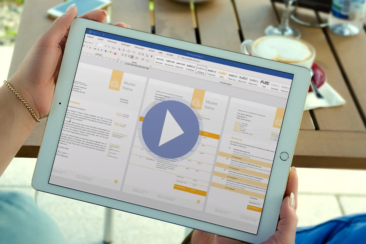 Word-Tutorial: Rechnungsvorlagen anpassen