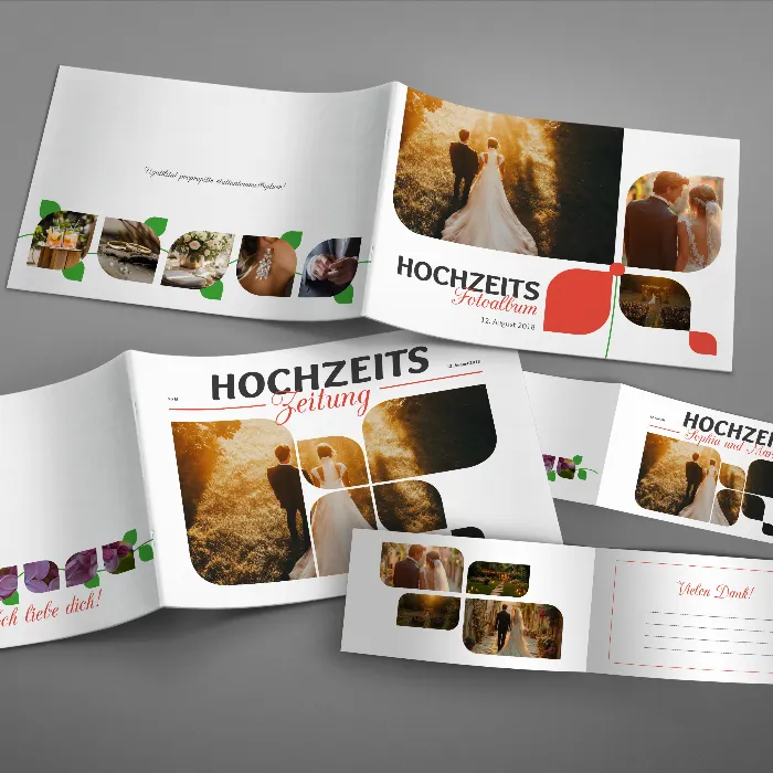 Design-Paket für die perfekte Hochzeit: raffiniert & reduziert