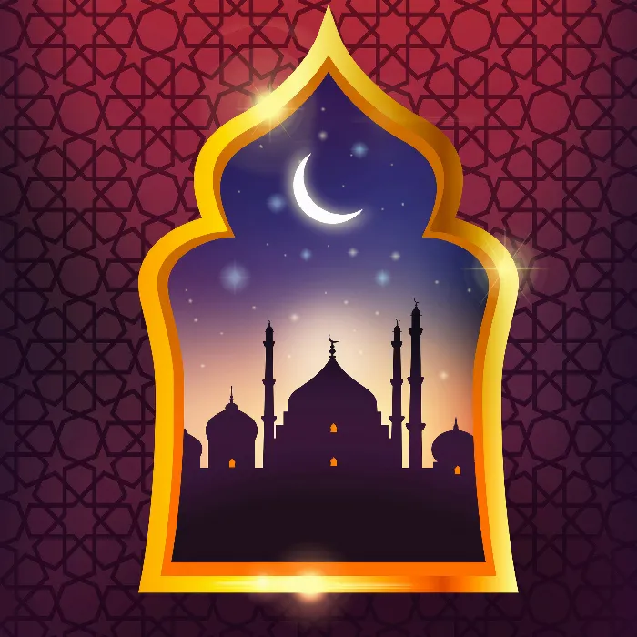 Flyer-pohjia islamilaisiin tapahtumiin
